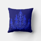 PixDezinesヴィンテージシャンデリア/DIY背景 クッション (裏面)