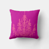 PixDezinesヴィンテージシャンデリア/DIY背景 クッション (裏面)