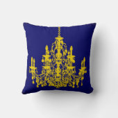 PixDezinesヴィンテージシャンデリア/DIY背景 クッション (裏面)