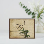 PixDezinesヴィンテージツインパーム/ディフォント+カラー ポストカード (スタンド正面)