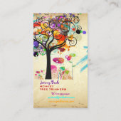 PixDezinesヴィンテージツリグランジートリ♥マ♥♥ 名刺 (裏面)