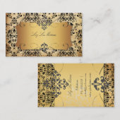 PixDezinesヴィンテージドルチェダマスク/パフェイクーチメント 名刺 (正面/裏面)