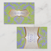 PixDezinesヴィンテージナターシャダマスク 名刺 (正面/裏面)