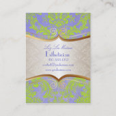 PixDezinesヴィンテージナターシャダマスク 名刺 (裏面)