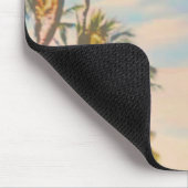 PixDezinesヴィンテージハワイアンビーチ マウスパッド (コーナー)