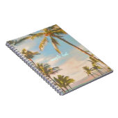 PixDezinesヴィンテージハワイビーチ ノートブック (右側)