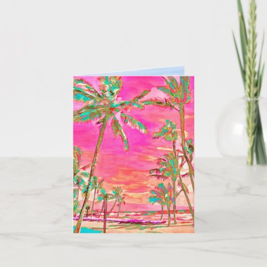 PixDezinesヴィンテージハワイ/ありがとう サンキューカード (正面)