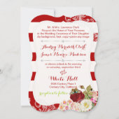 PixDezinesヴィンテージバラ/ペニー/プリムローズ 招待状 (裏面)