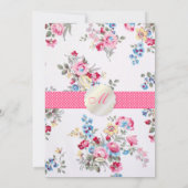 PixDezinesヴィンテージバラ/写真の保存日 セーブザデート (裏面)