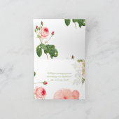 PixDezinesヴィンテージバラ/Redoute/Thank サンキューカード (内部)