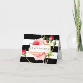 PixDezinesヴィンテージバラ/Redoute/Thank サンキューカード