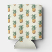 PixDezinesヴィンテージパイナップルパターン 缶クーラー (裏面)