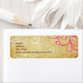 PixDezinesヴィンテージパール旋回 ラベル (インサイチュ)