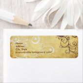 PixDezinesヴィンテージパール旋回 ラベル (インサイチュ)