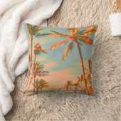 PixDezinesヴィンテージビーチシーン クッション (ブランケット)