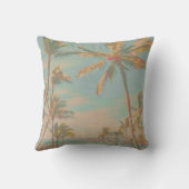 PixDezinesヴィンテージビーチシーン クッション (裏面)