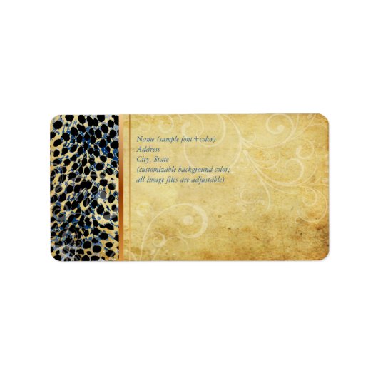 PixDezinesヴィンテージブルーチーズ ラベル (正面)