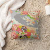 PixDezinesヴィンテージプリント クッション (ブランケット)