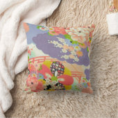 PixDezinesヴィンテージプリント クッション (ブランケット)