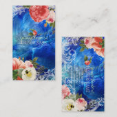 PixDezinesヴィンテージプーフェイクニー/メタル 名刺 (正面/裏面)