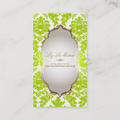 PixDezinesヴィンテージベルサイユdamask 名刺 (裏面)