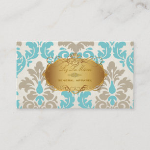 PixDezinesヴィンテージベルサイユdamask 名刺