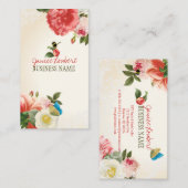 PixDezinesヴィンテージペニー/DIYの背景 名刺 (正面/裏面)