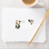 PixDezinesヴィンテージボタニカルマグノリア ラベル (インサイチュ)