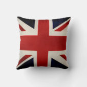 PixDezinesヴィンテージユニオンジャックフラグ クッション (裏面)