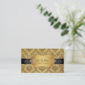 PixDezinesヴィンテージラパロマダマスク 名刺 (スタンド正面)