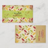 PixDezinesヴィンテージレトロのフィー♥♥♥ージ 名刺 (正面/裏面)