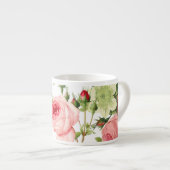 PixDezinesヴィンテージローザムカフォリア/レドゥート エスプレッソカップ (正面右)