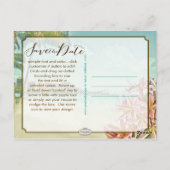 PixDezinesヴィンテージワイキキ/ダイヤモンドヘッド/プルメリア ポストカード (裏面)