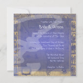 PixDezinesヴィンテージワ航海のールドマップ 招待状 (裏面)