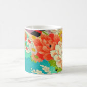 PixDezinesヴィンテージ尻面着物 コーヒーマグカップ (中央)