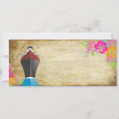 PixDezinesヴィンテージ搭乗券/ラブボート 招待状 (裏面)