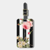 PixDezinesヴィンテージ植物学イラストレーション ラゲッジタグ (正面縦)