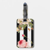 PixDezinesヴィンテージ植物学イラストレーション ラゲッジタグ (裏面縦)