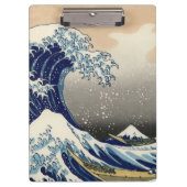PixDezinesヴィンテージ素晴らし、Wave、北斎葛飾北斎の神奈川沖浪 クリップボード (正面)