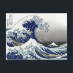 PixDezinesヴィンテージ素晴らし、Wave、北斎葛飾北斎の神奈川沖浪 ポストカード<br><div class="desc">PixDezinves of artの日本のヴィンテージ神奈川素晴らしの波は世界で最も見られる一つ。絵師・北斎1832年（江戸時代）。沖縄を津波ではなく素晴らし波として描く。</div>