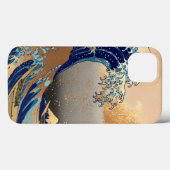 PixDezinesヴィンテージ素晴らし、Wave、北斎葛飾北斎の神奈川沖浪 Case-Mate iPhoneケース (裏面 (横))