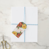 PixDezinesヴィンテージ/ハイビスカス/ ギフトタグ (より糸付き)