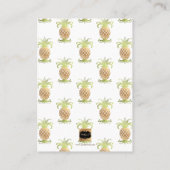 PixDezinesヴィンテージ/パイナップル/プレイス/エスコートカード プレイスカード (裏面)