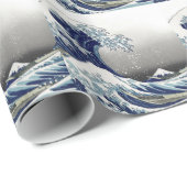 PixDezinesヴィンテージ、Wave、素晴らし北斎葛飾北斎の神奈川沖浪 ラッピングペーパー (ロールコーナー)