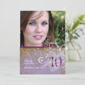 PixDezinesヴィンテージDamask Swirl/2011 Sgarient 招待状 (スタンド正面)