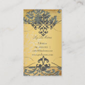 PixDezinesヴィンテージFromitius damask/石板 名刺 (裏面)