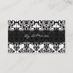 PixDezinesヴィンテージleila damask/diy背景 名刺