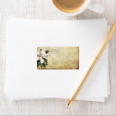 PixDezinesヴィンテージMagnolia/フェイクParchment ラベル (インサイチュ)