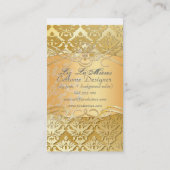 PixDezinesヴィンテージsabine damask 名刺 (裏面)