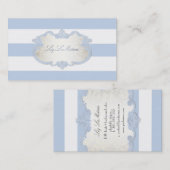 PixDezines上品な調整可ストライプ能な+カラー 名刺 (正面/裏面)